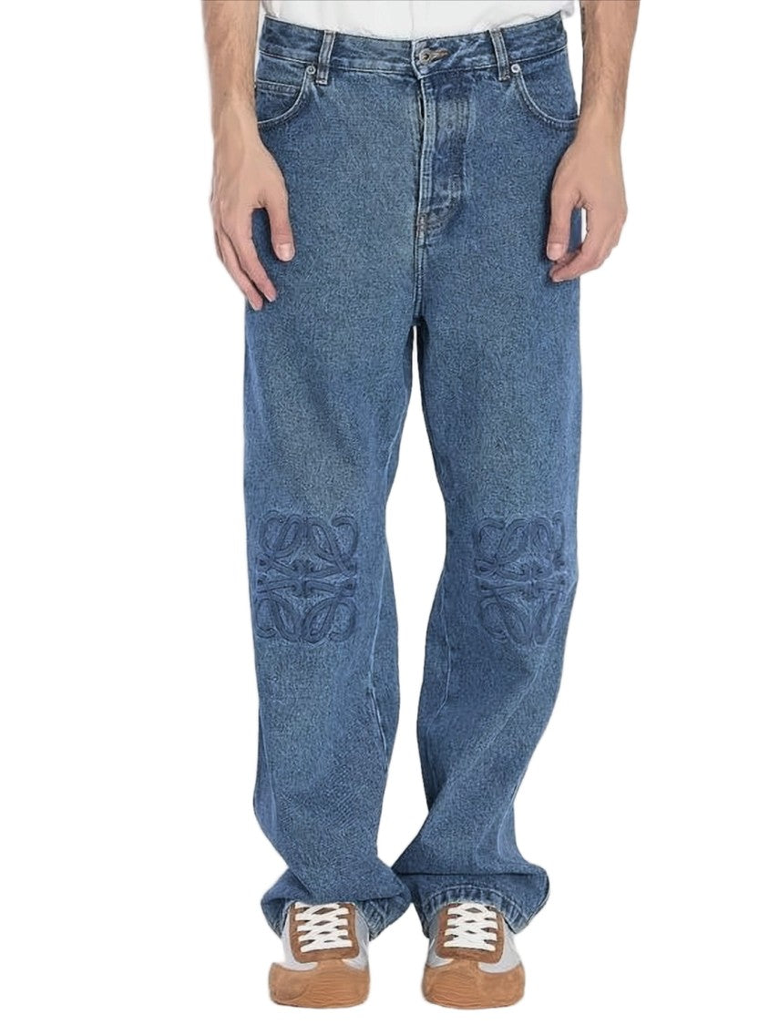 Loewe Relaxed Fit Blue Denim Pants