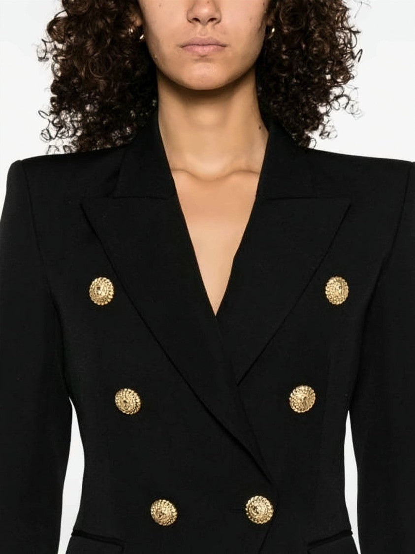Balmain Tailored Black Blazer With Structured Silhouette