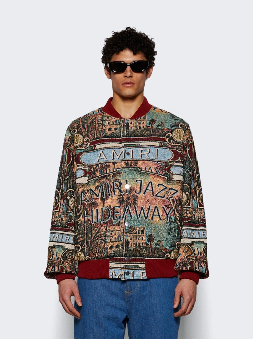 Amiri Jazz Hideaway Bomber Jacket Multicolor