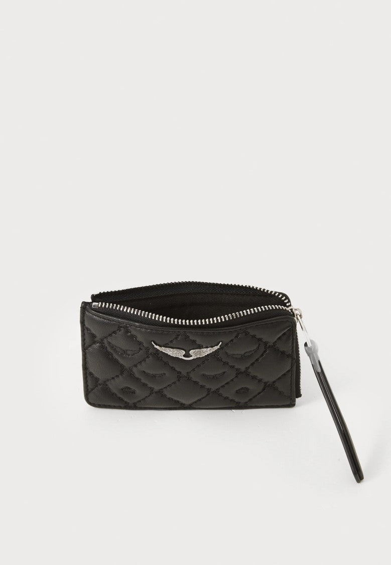 Zadig & Voltaire Quilted Monogram Card Holder