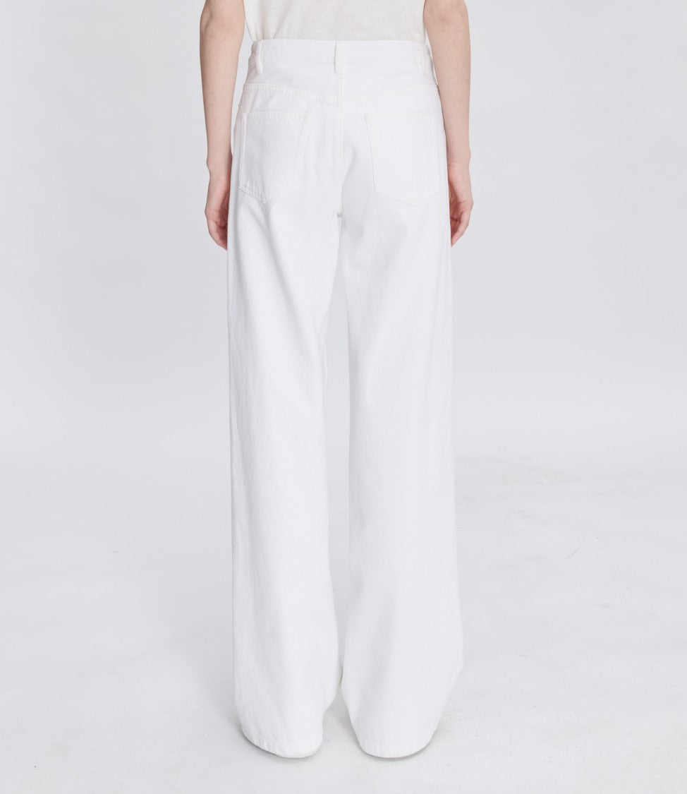 A.P.C. Timeless White Trousers With Defined Waist