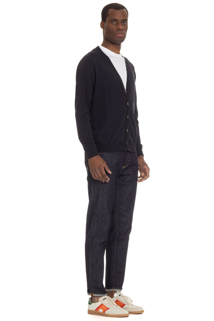 Drumohr Fine Cotton Cardigan