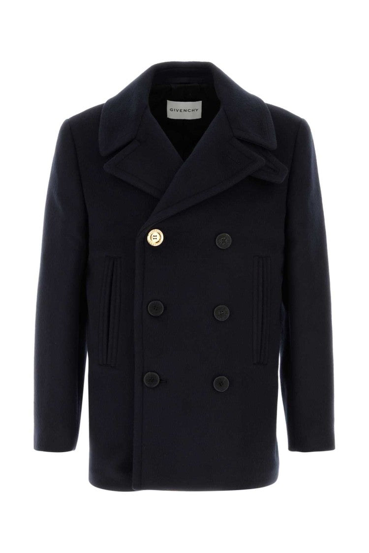 Givenchy Midnight Blue Wool Coat