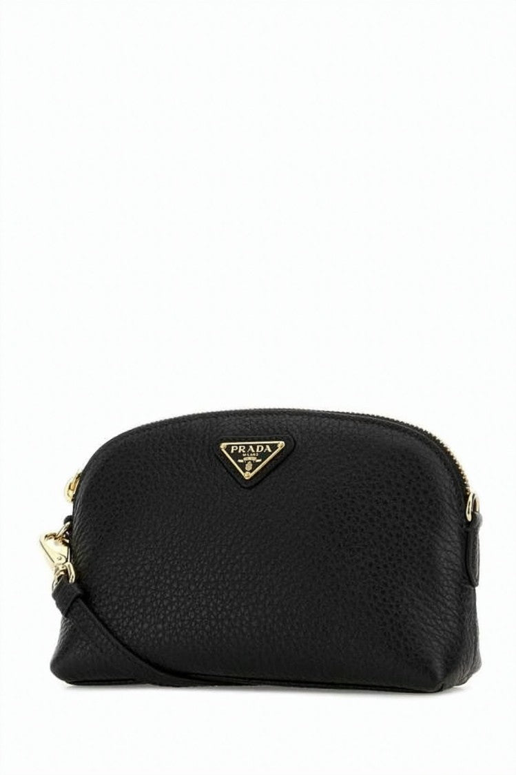 Prada Textured Cowhide Leather Shoulder Bag