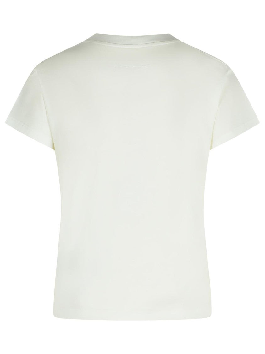 Mm6 By Maison Margiela White Cotton T-Shirt