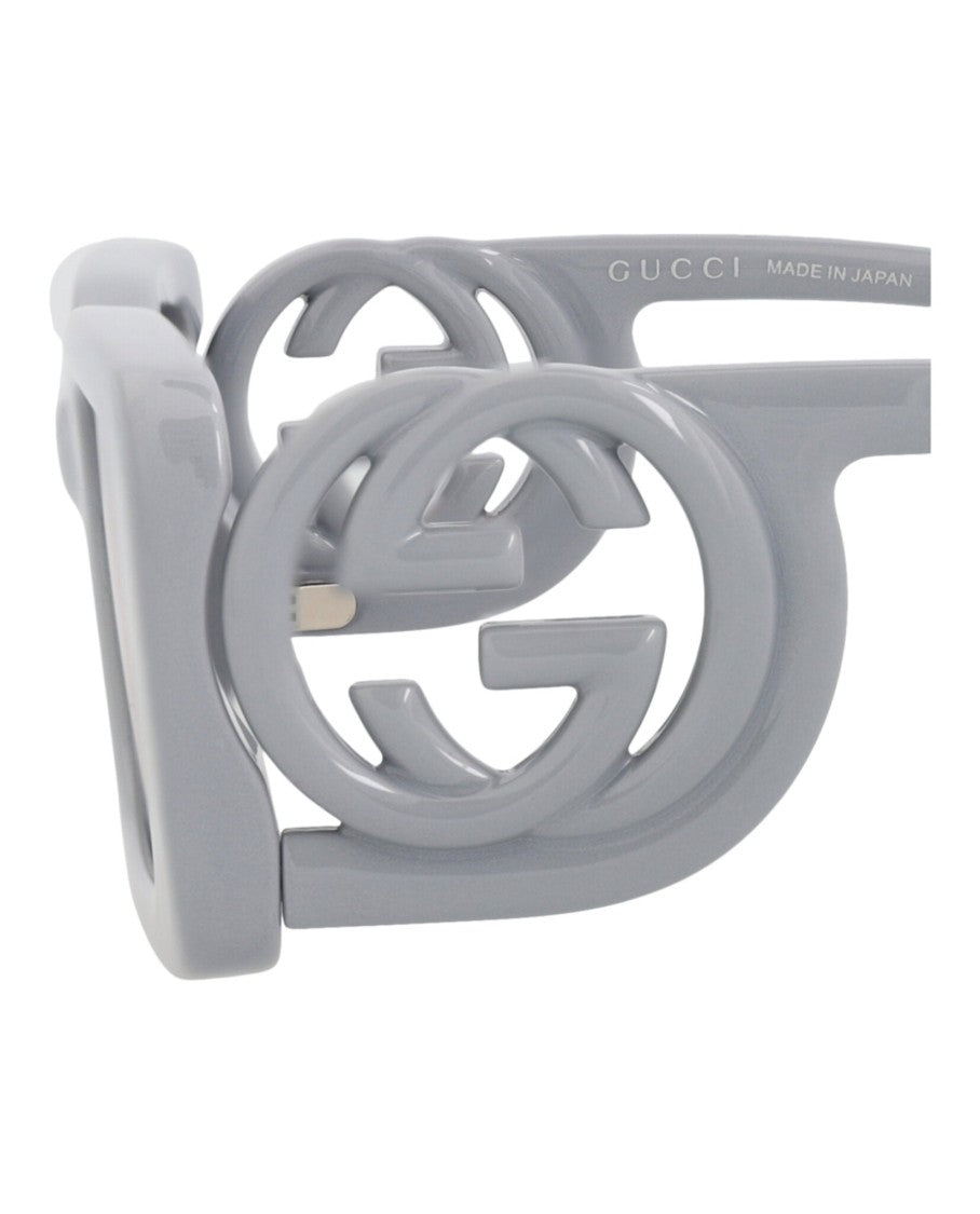 Gucci Square-Frame Injection Sunglasses With Cutout Accents