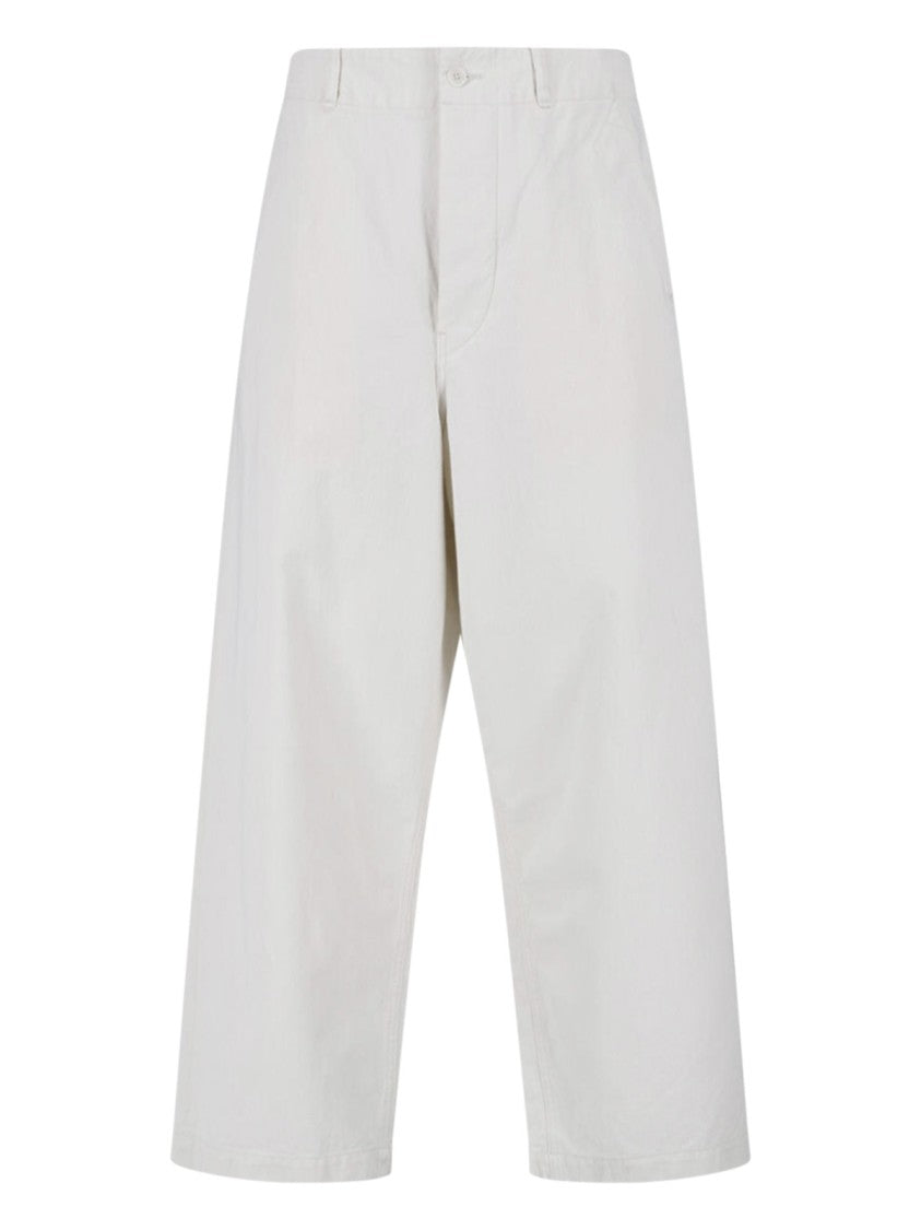 Kaptain Sunshine White Water-Repellent Cotton Drill Trousers