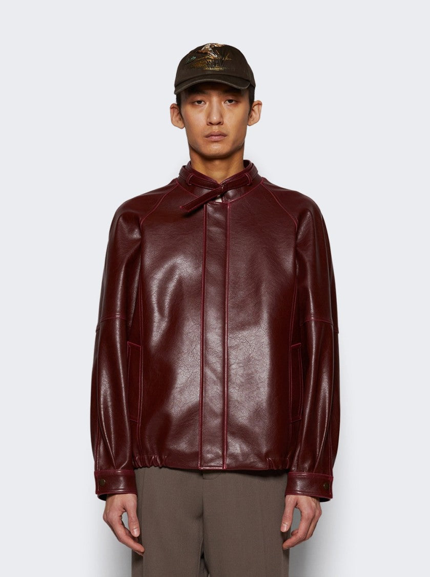 Mm6 By Maison Margiela Sports Jacket Burgundy