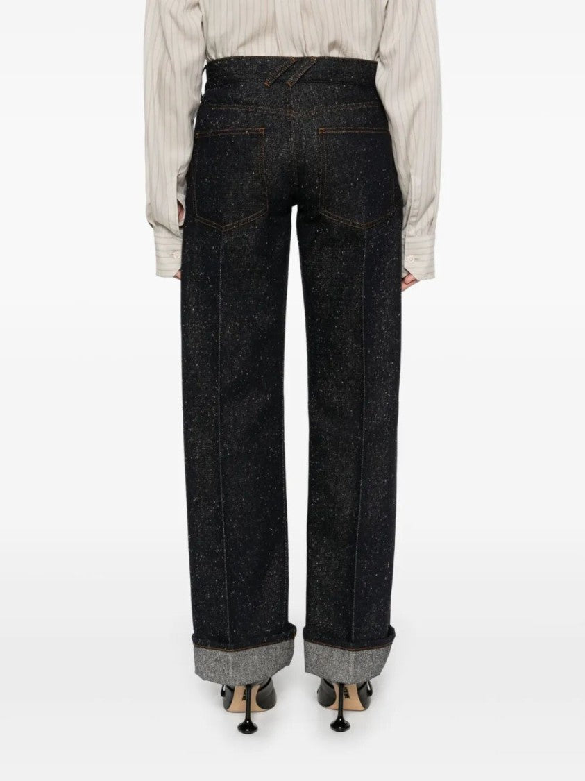 Burberry Relaxed High-Waisted Jeans With Wide Legs