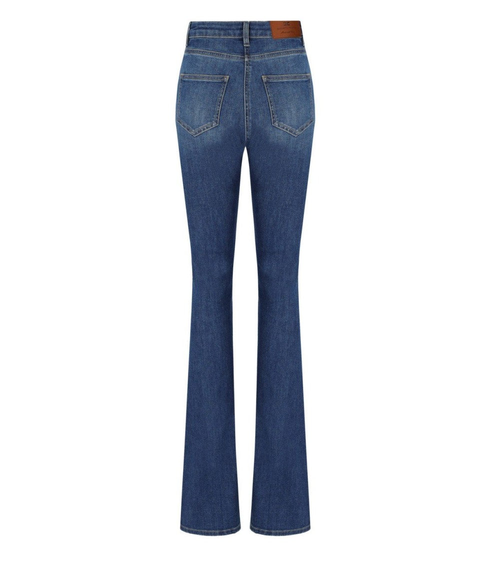 Elisabetta Franchi Jeans With Bow Detail