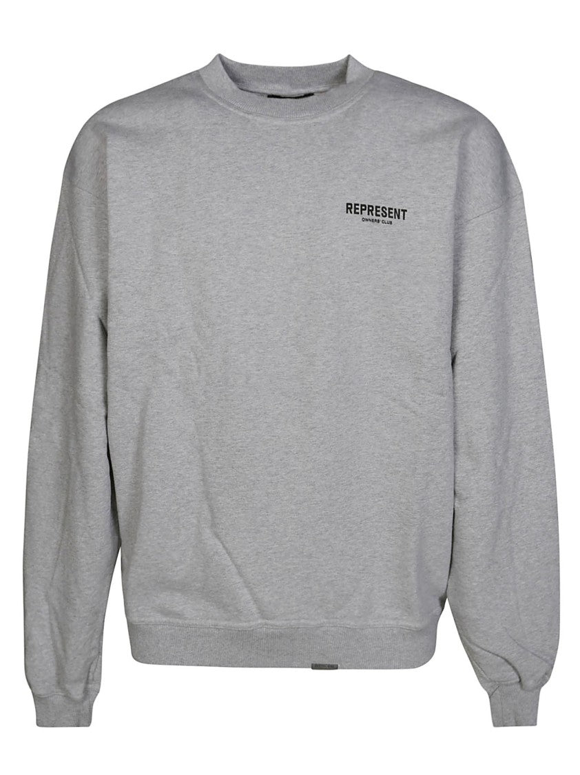 Represent Crew Neck Sweatshirt With Logo Detailing