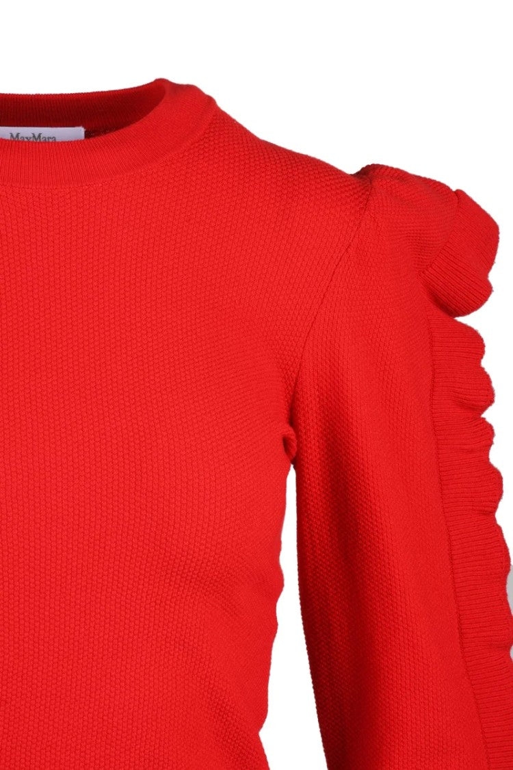 Max Mara Knit Viscose/Polyester - Red
