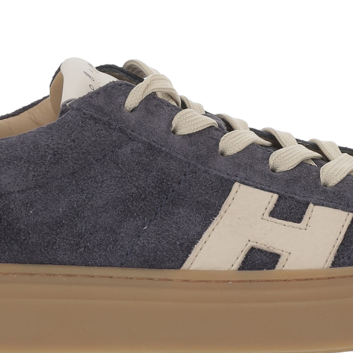 Hogan Suede Low-Top Sneakers With Chunky Rubber Sole And Logo Detail