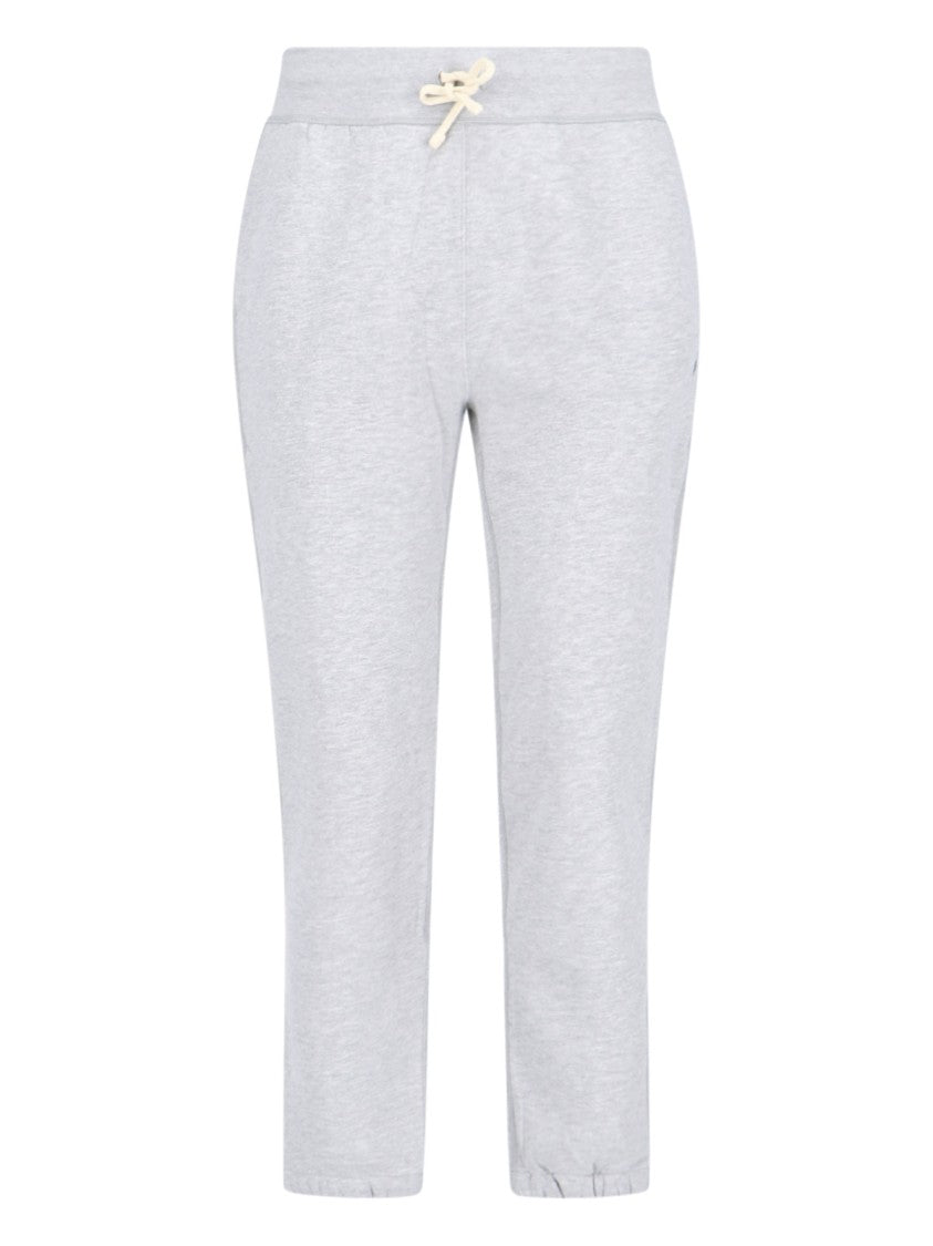 Polo Ralph Lauren Mid-Rise Elastic Waist Sport Pants With Embroidered Logo