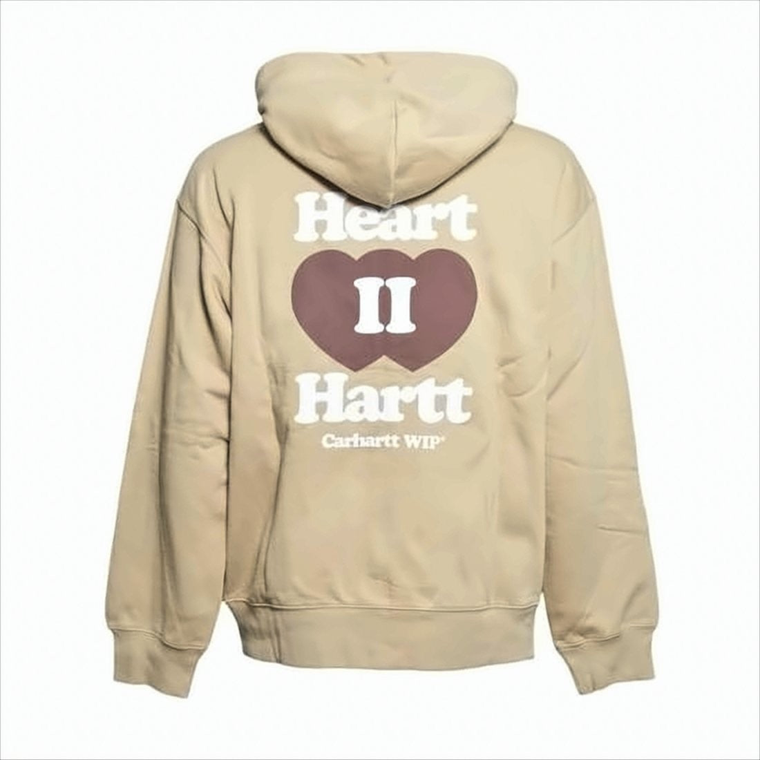 Carhartt Wip Beige Relaxed Fit Zip-Up Hoodie