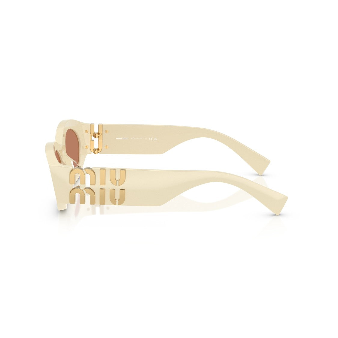 Miu Miu 0Mu 11Ws Elongated Oval Sunglasses
