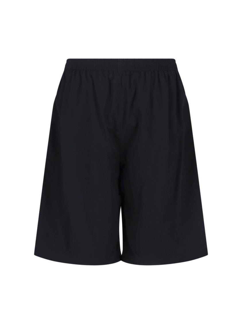 Balenciaga Black Sport Shorts