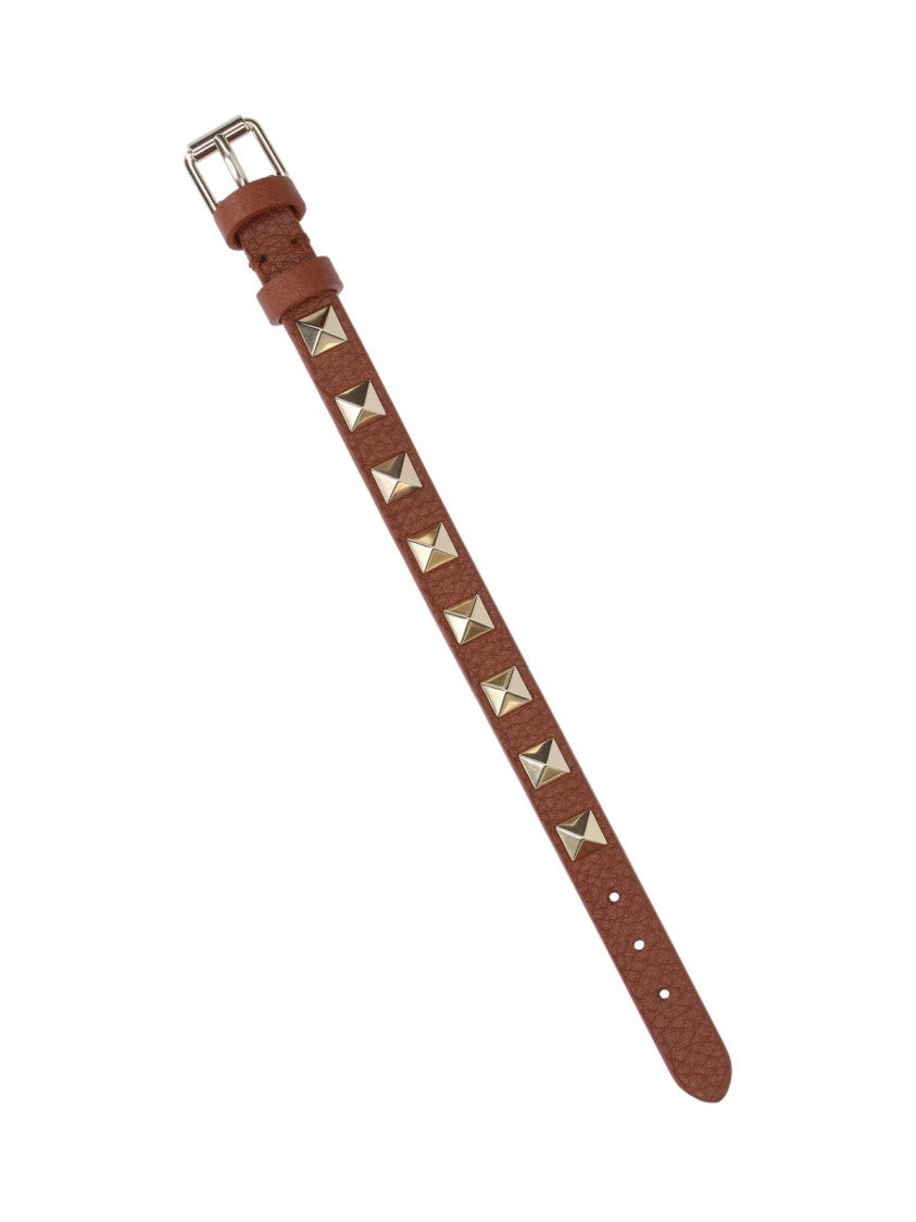 Valentino Garavani "Rockstud" Bracelet – Brown