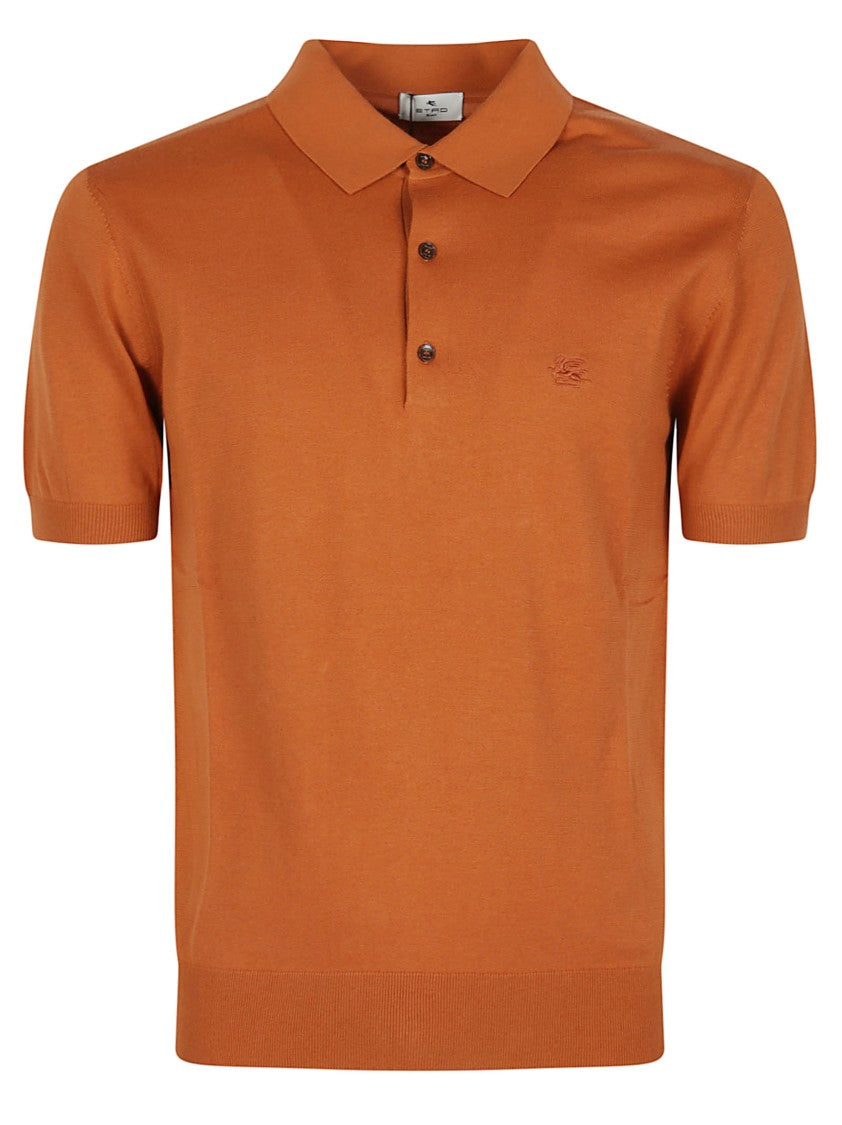 Etro Short-Sleeve Cotton Polo Shirt
