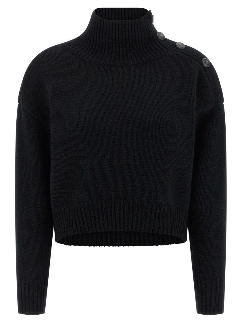 Yves Salomon Funnel-Neck Sweater