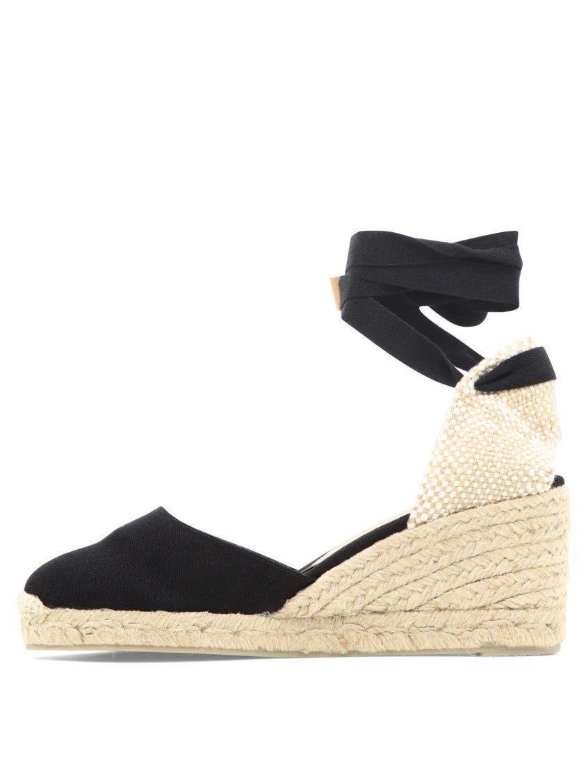 Castaner Braided Jute Wedge Espadrilles With Ankle Ties