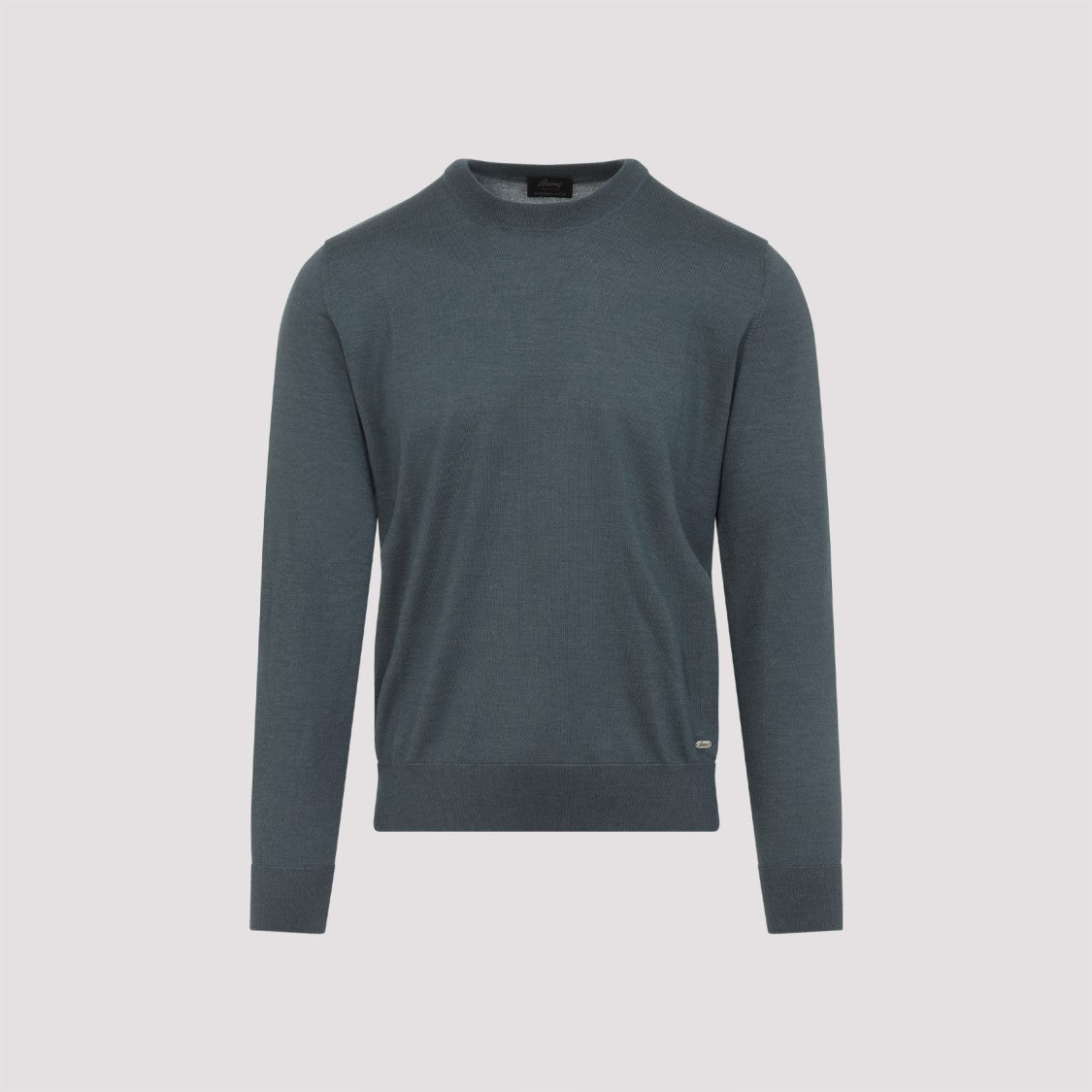 Brioni Green Crewneck Cashmere Sweater