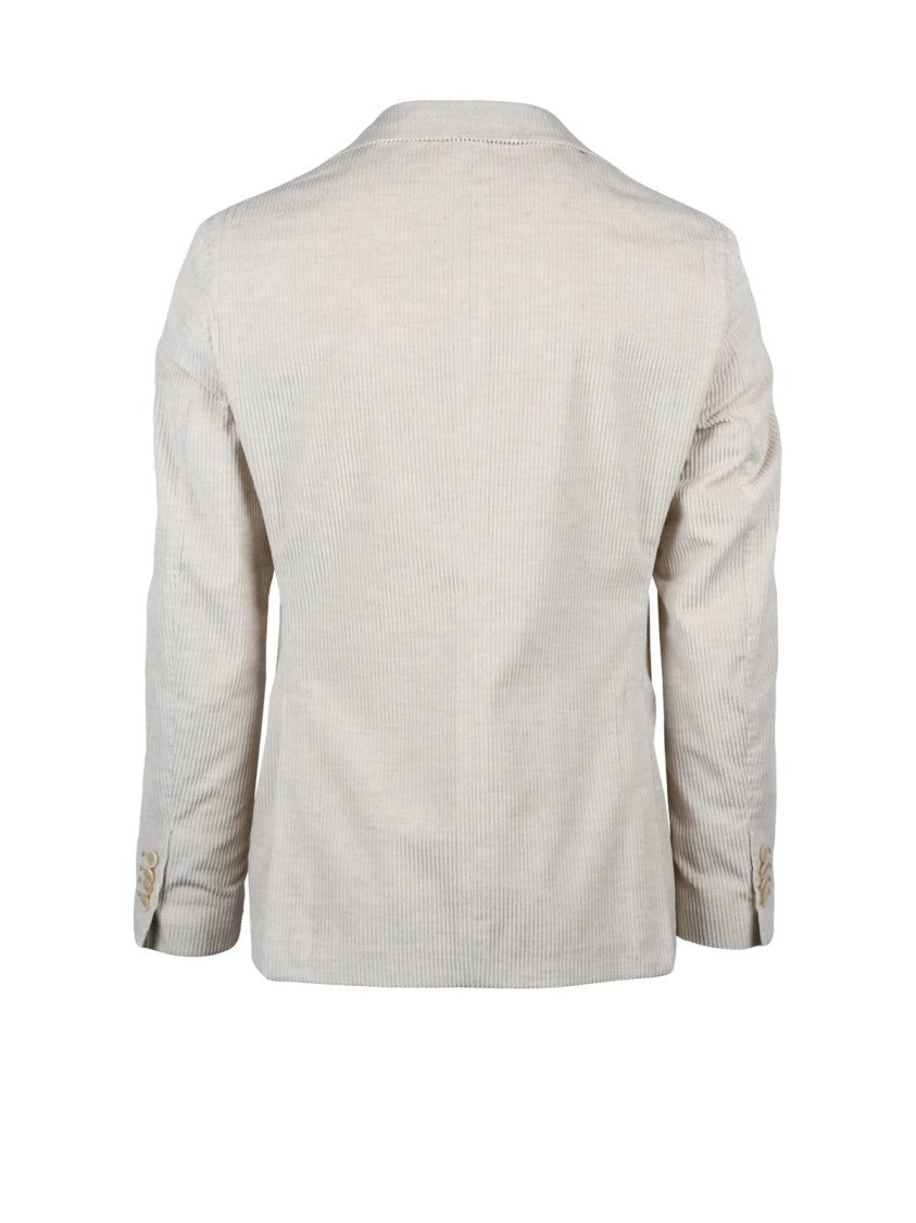 L.B.M. 1911 Velvet Shawl Collar Jacket With Button Closure