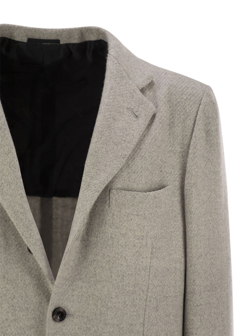 Kiton Single-Breasted Cashmere Jacket
