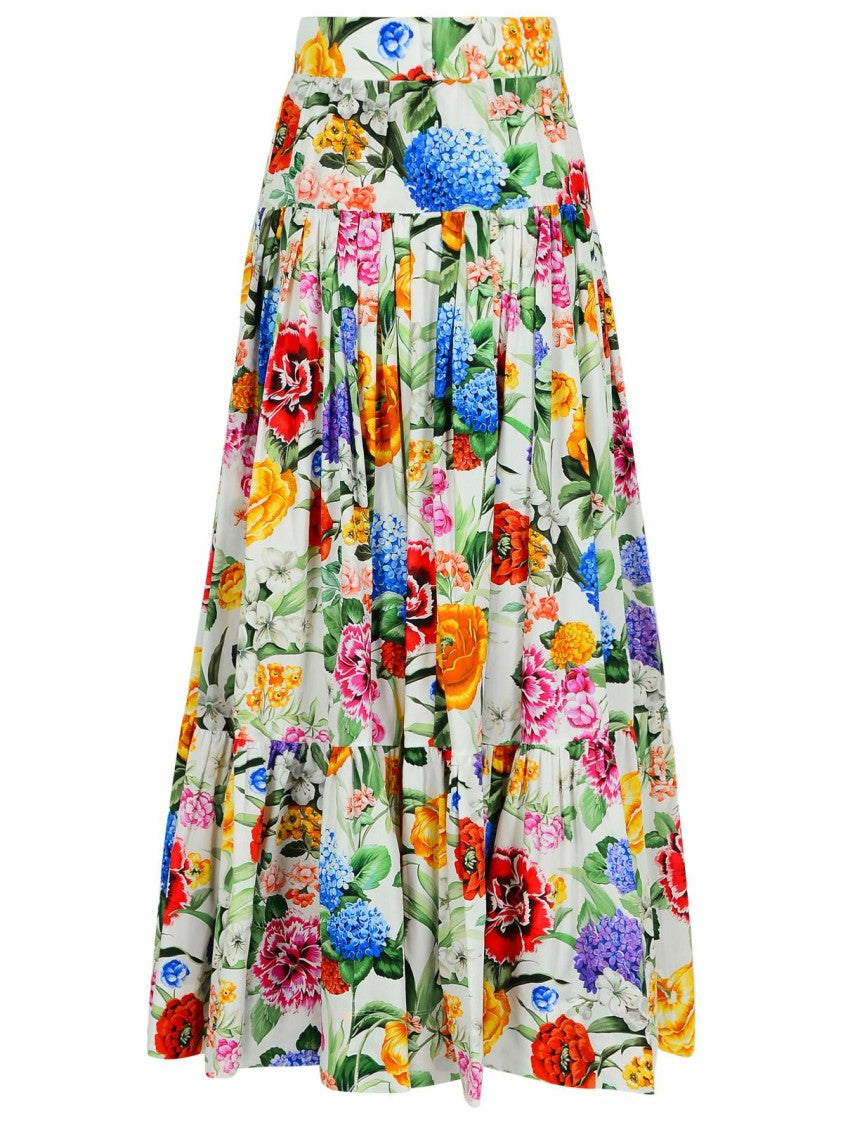 Dolce & Gabbana Multicolor Cotton Skirt