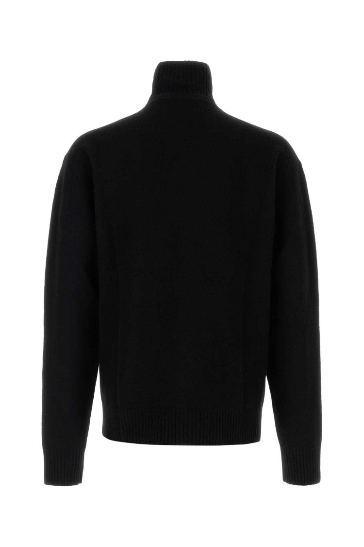 Jil Sander Black Wool Sweater