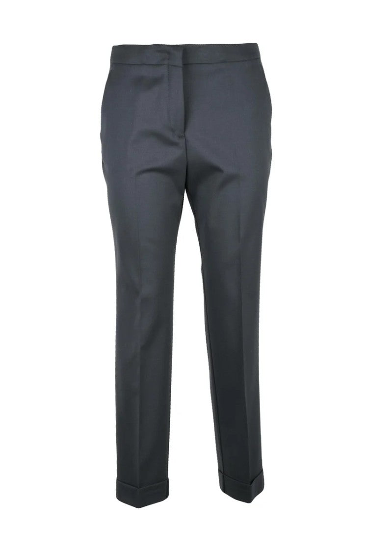 Etro Virgin Wool Trousers - Grey