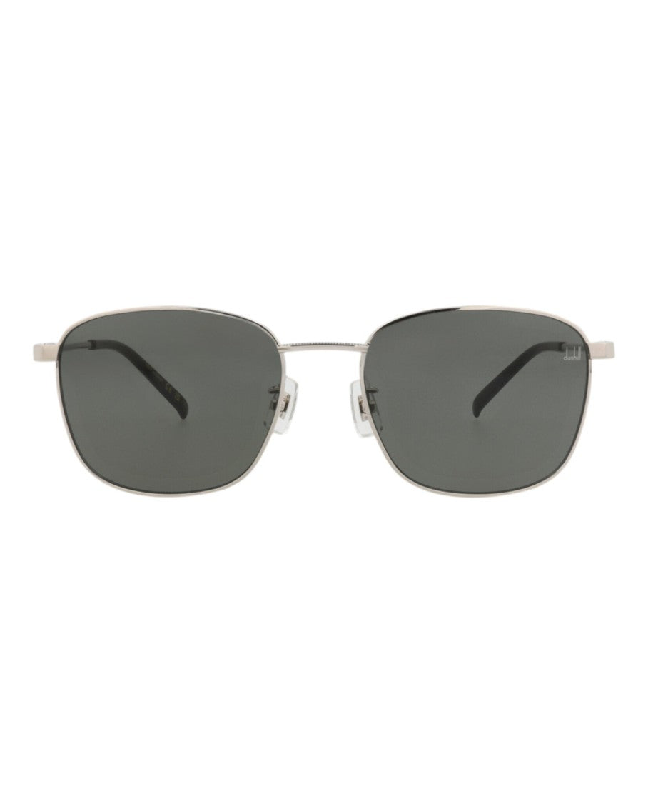 Dunhill Square-Frame Metal Sunglasses