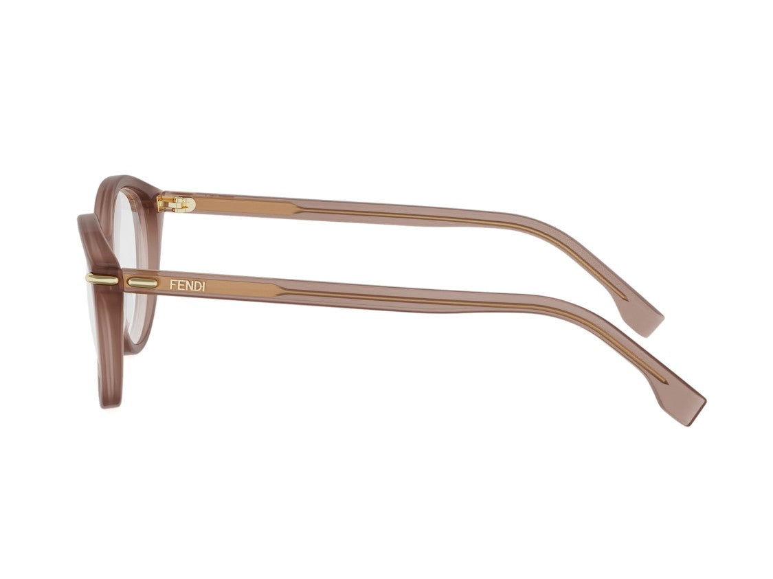 Fendi Translucent Brown Fe50154i Cat-Eye Eyeglasses