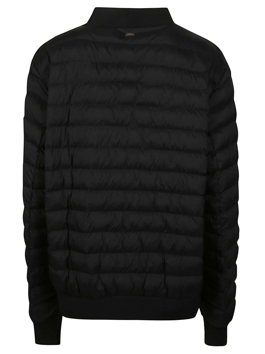 Herno Black L Aviatore Legend Bomber Jacket