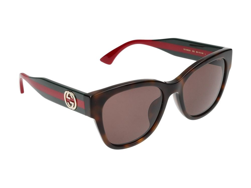 Gucci Sunglasses Gg1866sk 002 Havana Green Brown 56/19/145
