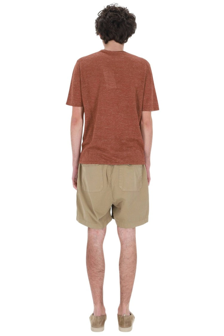 Roberto Collina Linen-Cotton Melange Casual T-Shirt