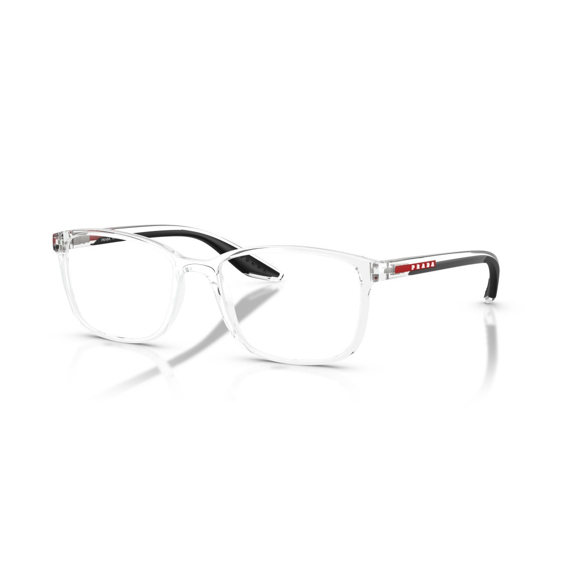 Prada Linea Rossa 0Ps 07Rv Transparent Rectangular Sunglasses