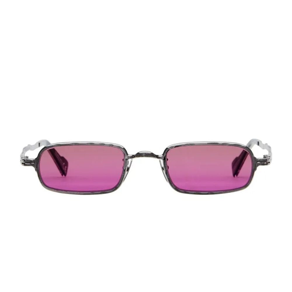 Kuboraum Mask Z18 Sculptural Eyewear With Fuchsia Lenses