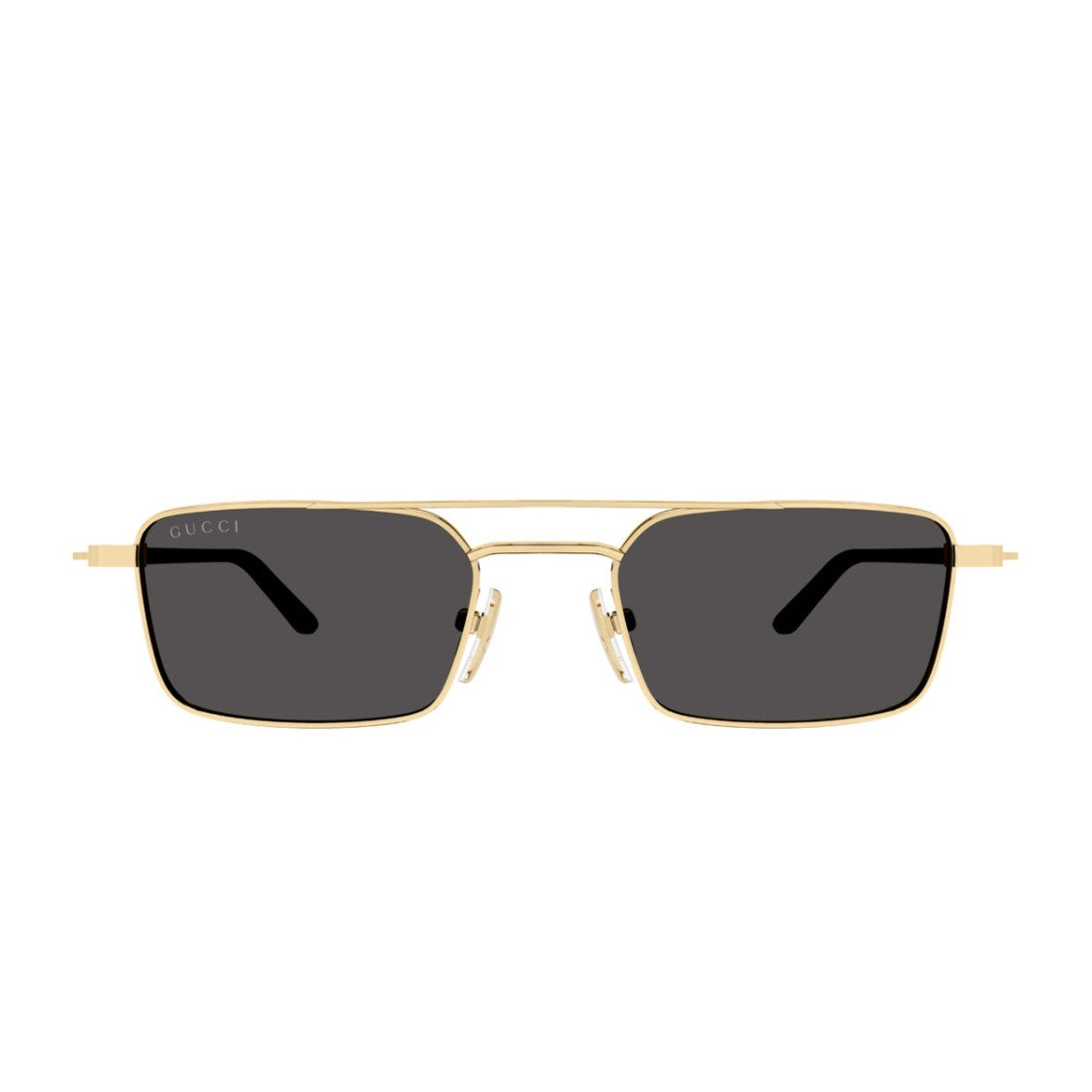 Gucci Gold Black Linea Sign Gg2258s Rectangular Sunglasses