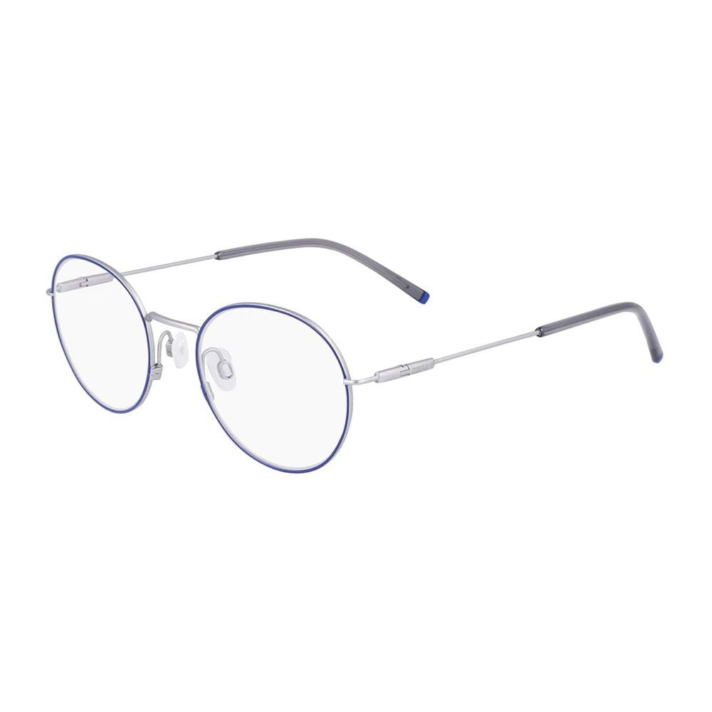 Zeiss Zs22101 401 Matte Indigo Silver Matte Indigo Silver Round Frame Sunglasses
