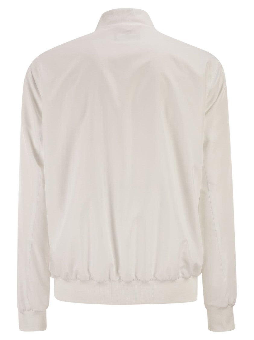 Kiton Sea - Bomber Jacket In Technical Fabric