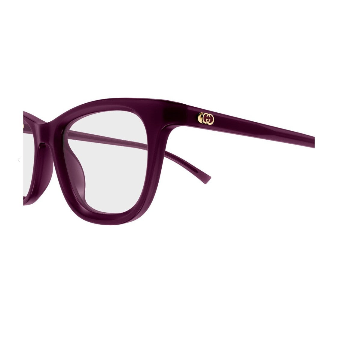 Gucci Purple Acetate Square Eyeglasses