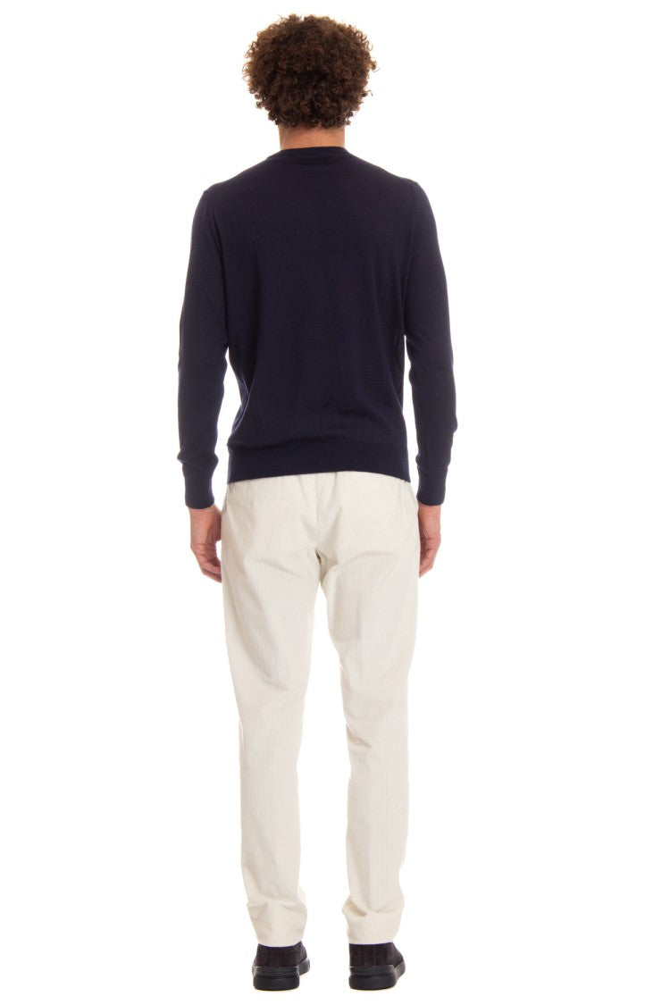 Colombo Cashmere-Silk Crewneck Sweater