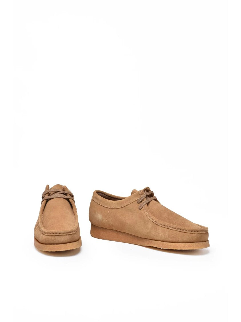 Sebago Beige Suede Moccasin Boots