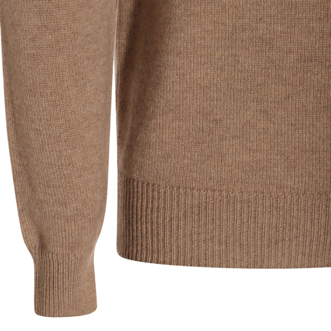 Malo Classic Turtleneck Sweater With Ribbed Details