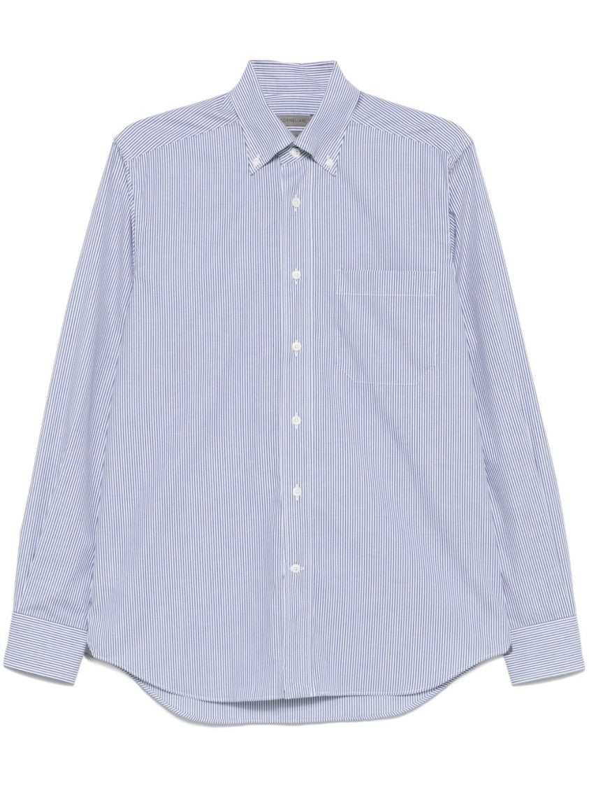 Corneliani Classic Button-Down Blue Corneliani Shirt