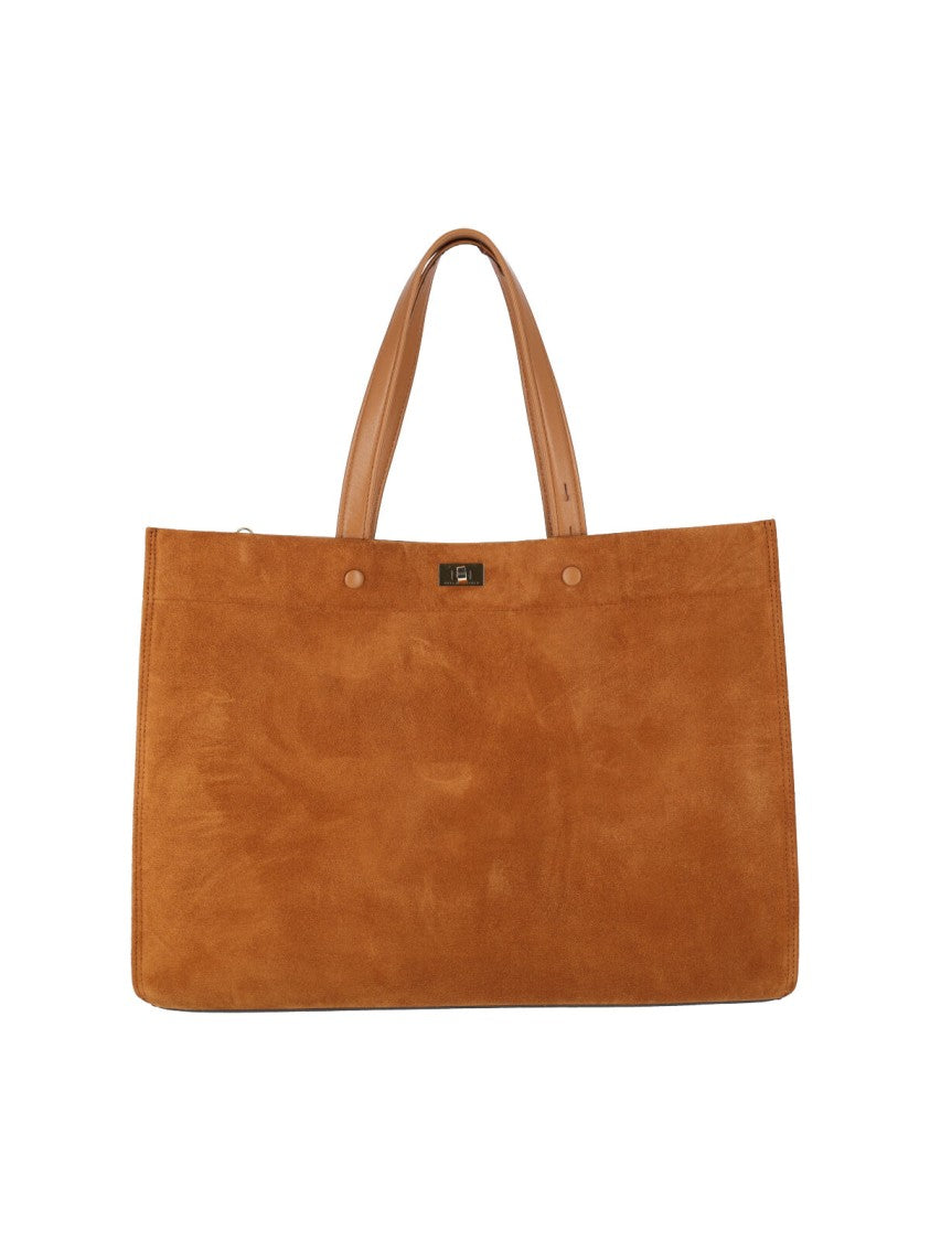 Anya Hindmarch "Mortimer" Tote – Brown