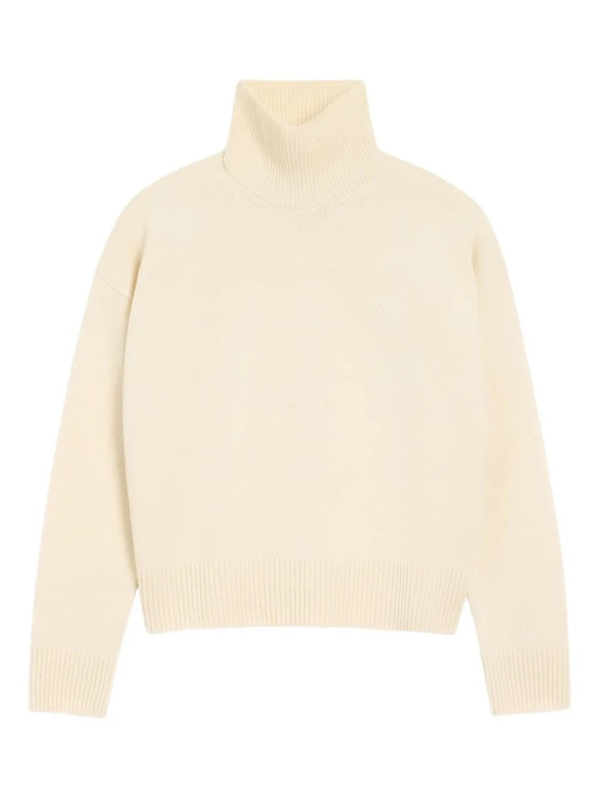 Ami Ami De Coeur Funnel Neck Sweater