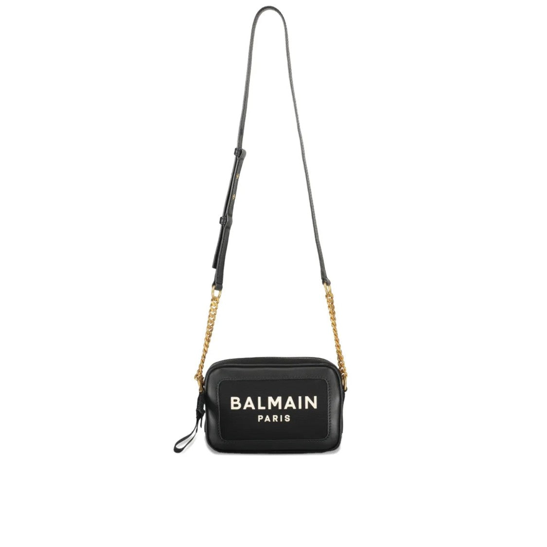 Balmain Compact Rectangular Logo Shoulder Bag