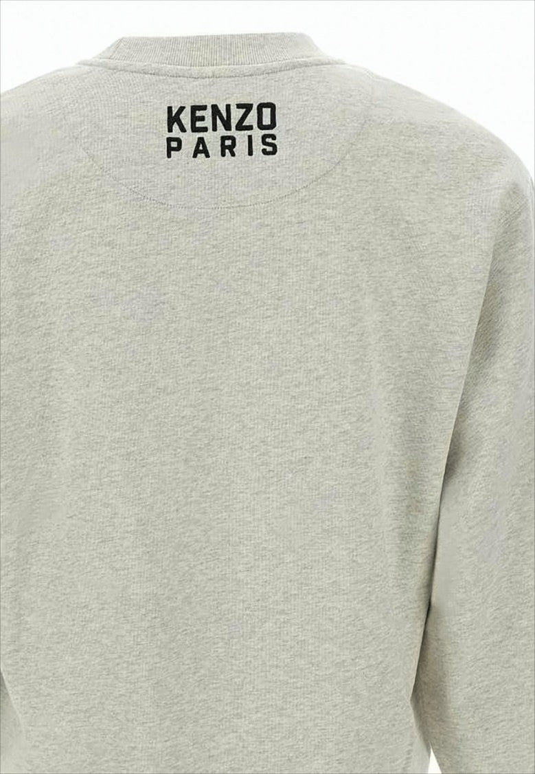 Kenzo Relaxed Fit Long-Sleeve Sweatshirt With Bold Tiger Graphic